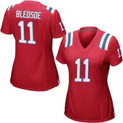 Red Women's Drew Bledsoe New England Patriots Game Alternate Jersey